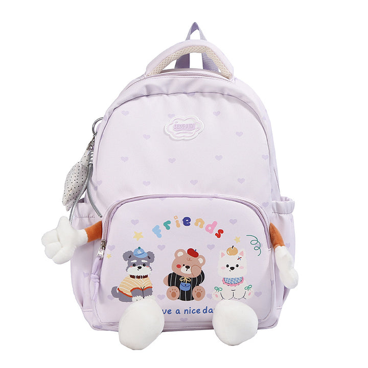 Süßer Plush-Charakter-Rucksack