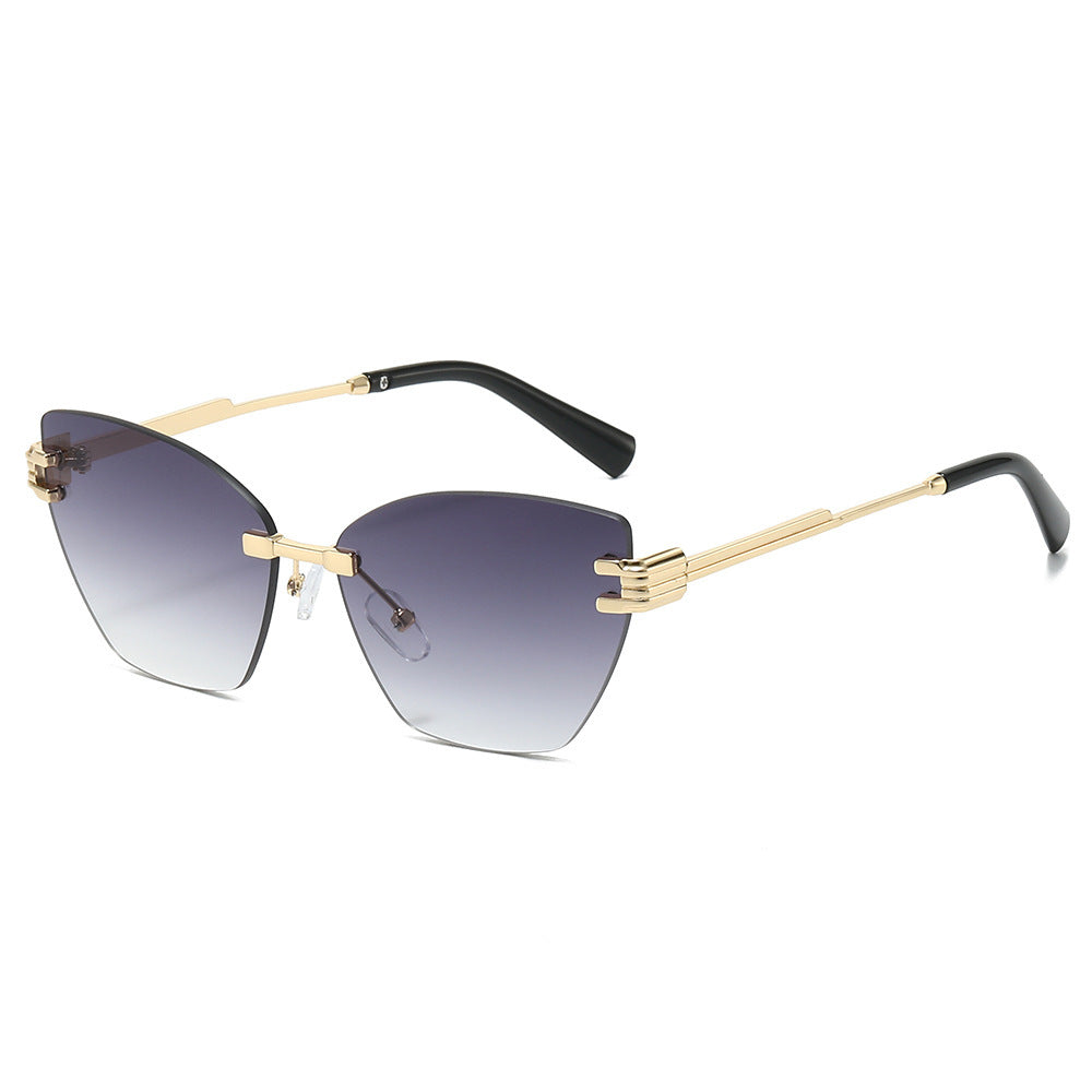 High-Fashion Gradient Shield Sonnenbrille Karnz