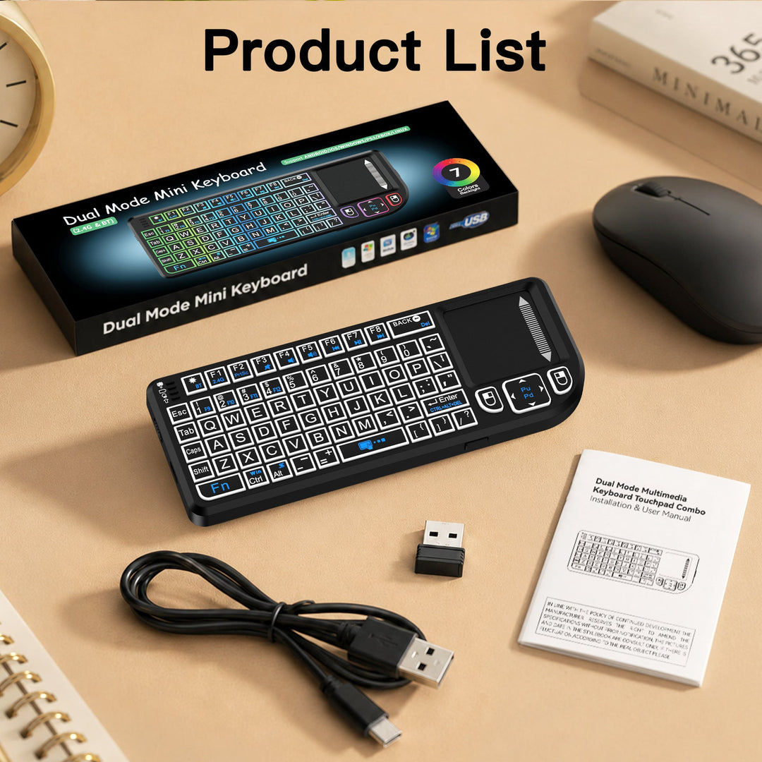 Tragbares Touchpad Mini Keyboard Karnz