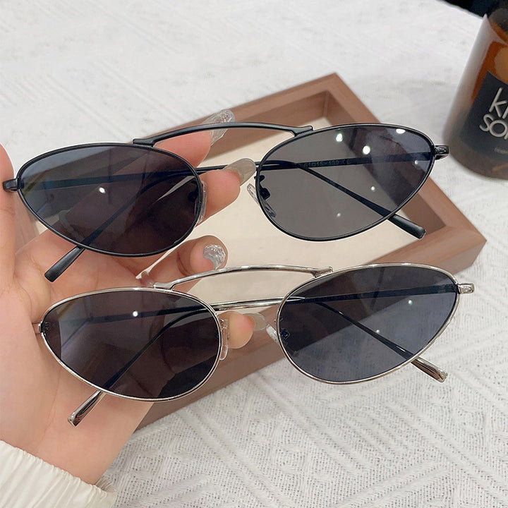 Modische Sonnenbrille mit Eleganten Metallrahmen Karnz