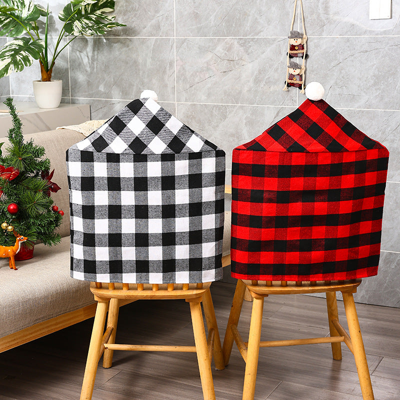 Festliche Stuhlhusse im Weihnachtsdesign Karnz