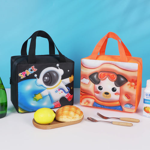 Spaßige und verspielte Katzen-Themen Lunch Tasche