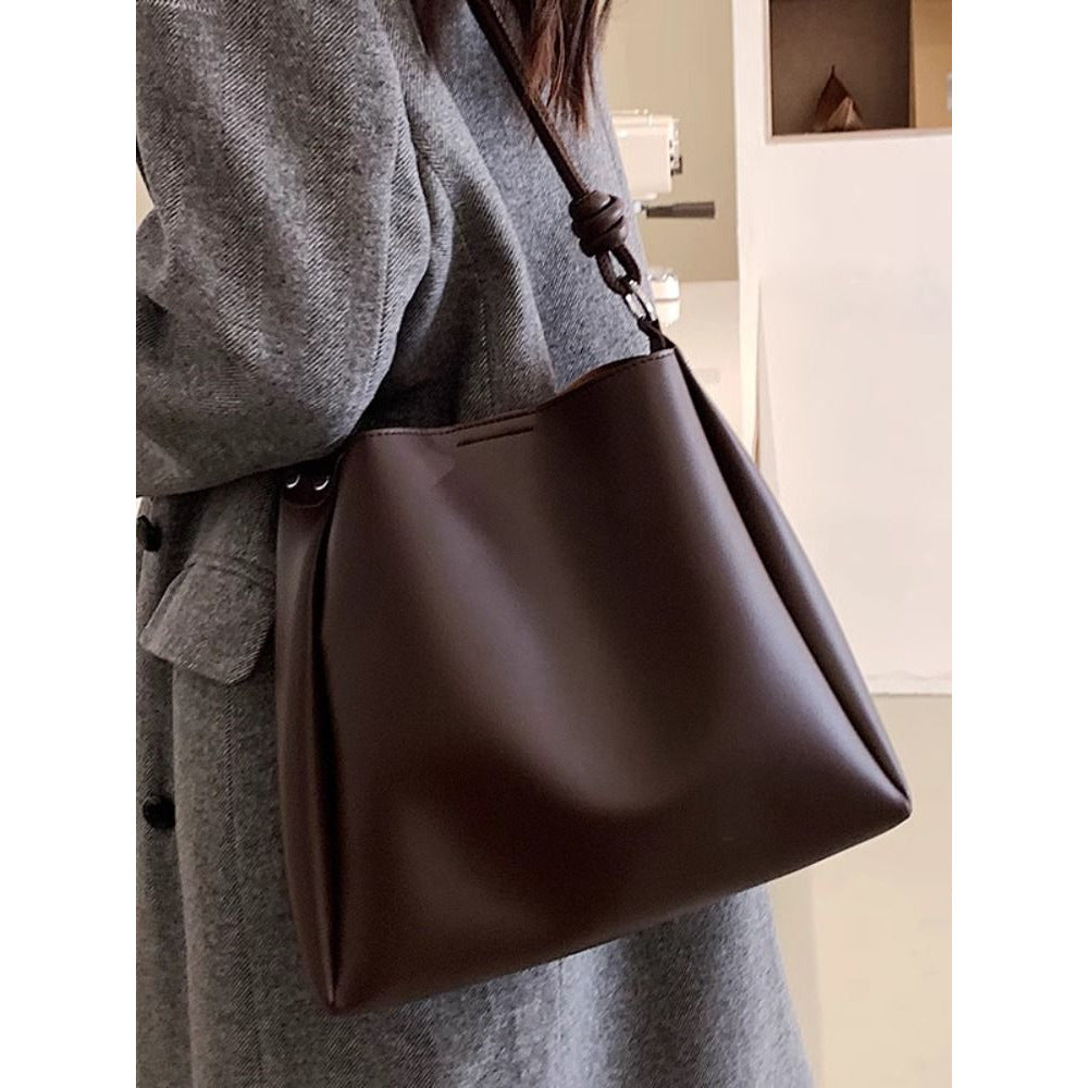 Premium Leder Slouchy Tote Karnz