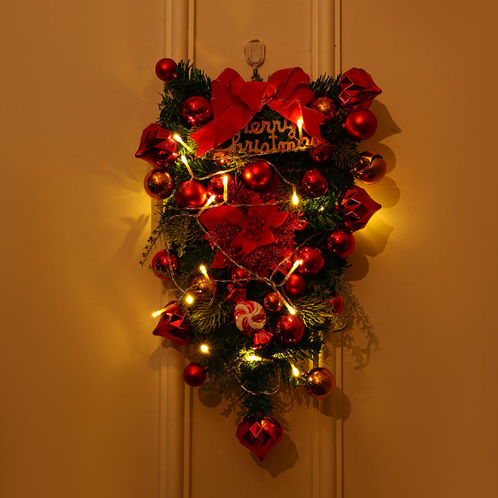 Festliche Weihnachtskranz Dekoration Karnz