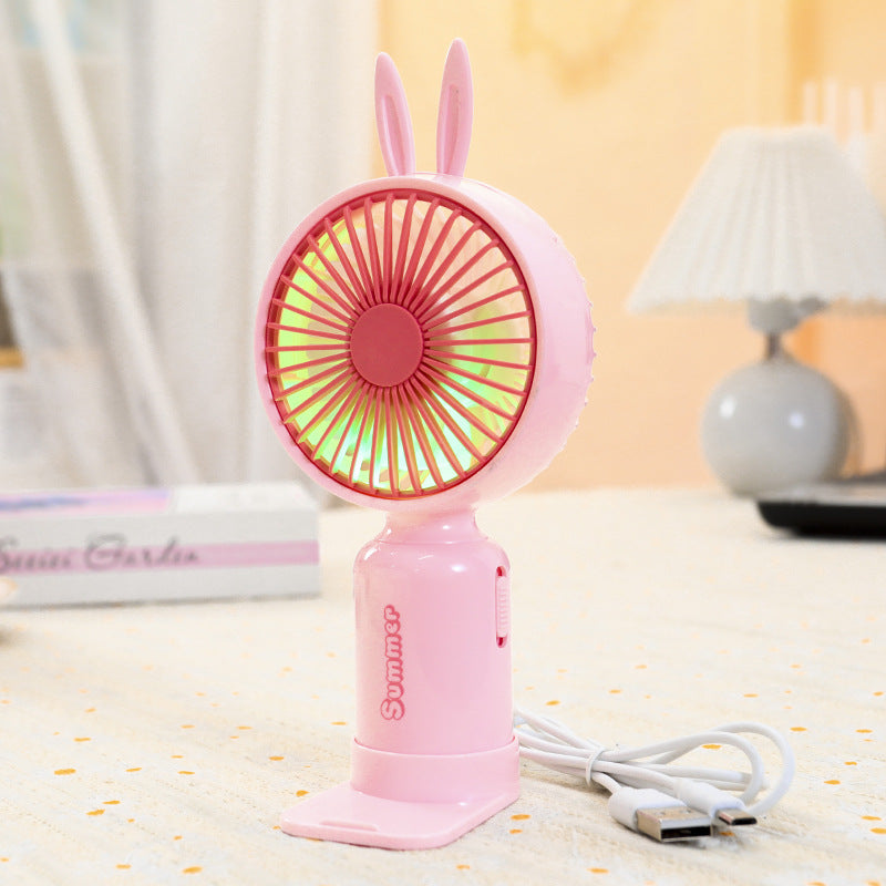 Damen Tragbarer LED-Handventilator im kreativen Tierdesign Karnz