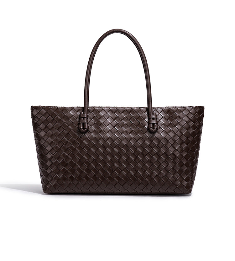 Woven Leather Tote Bag Karnz