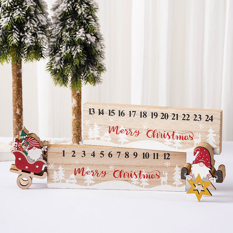 Adventskalender-Countdown Dekoration Karnz