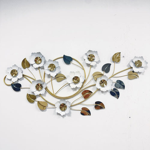 Florale Metall Wandkunst Dekor Karnz