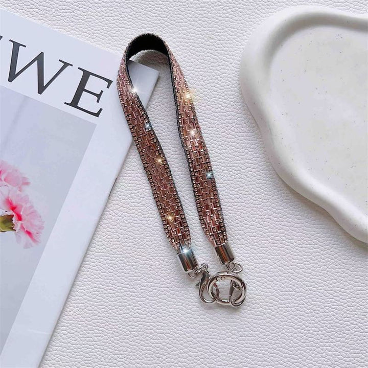 Dekorativer Strass-Handy-Lanyard Karnz