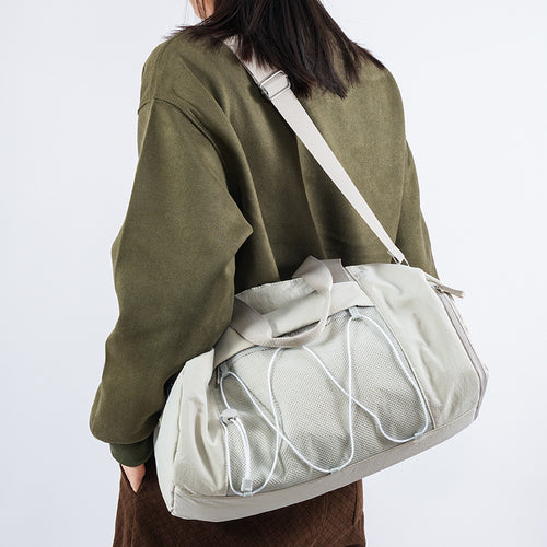 Geräumige Mesh-Sport-Duffle-Tasche Karnz