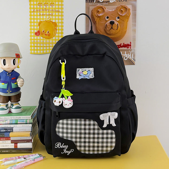 Trendiger Grafikdruck Rucksack