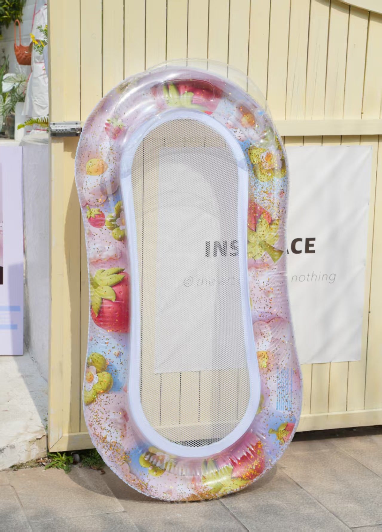 Damen Aufblasbarer Schwimmring mit Wassermelonen-Design Karnz