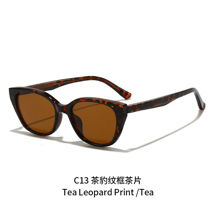 Damen Cat-Eye Sonnenbrille mit UV-Schutz und modischem Rahmen Karnz