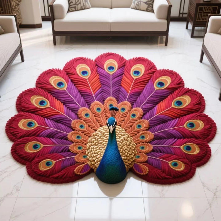 Pfau-Themen Künstlerisches Area Rug