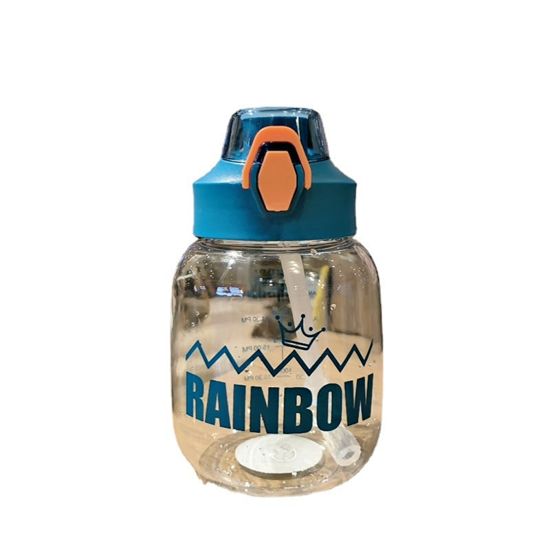 Damen Wasserflasche mit integriertem Straw Karnz