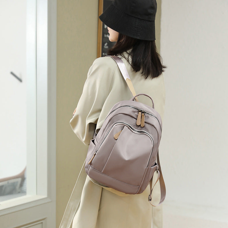 Schlanker Nylon-Rucksack mit mehreren Taschen Karnz