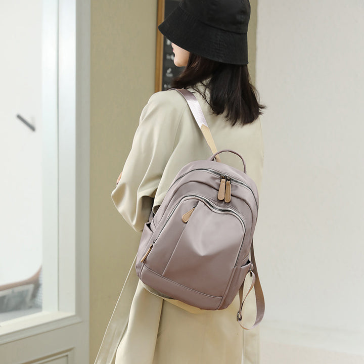 Schlanker Nylon-Rucksack mit mehreren Taschen Karnz