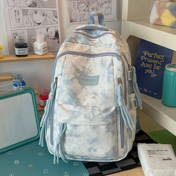 Trendige Marmor-Muster-Rucksack Karnz