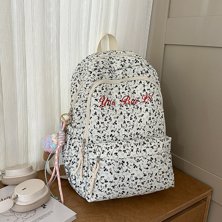 Florales Print Freizeit Rucksack Karnz