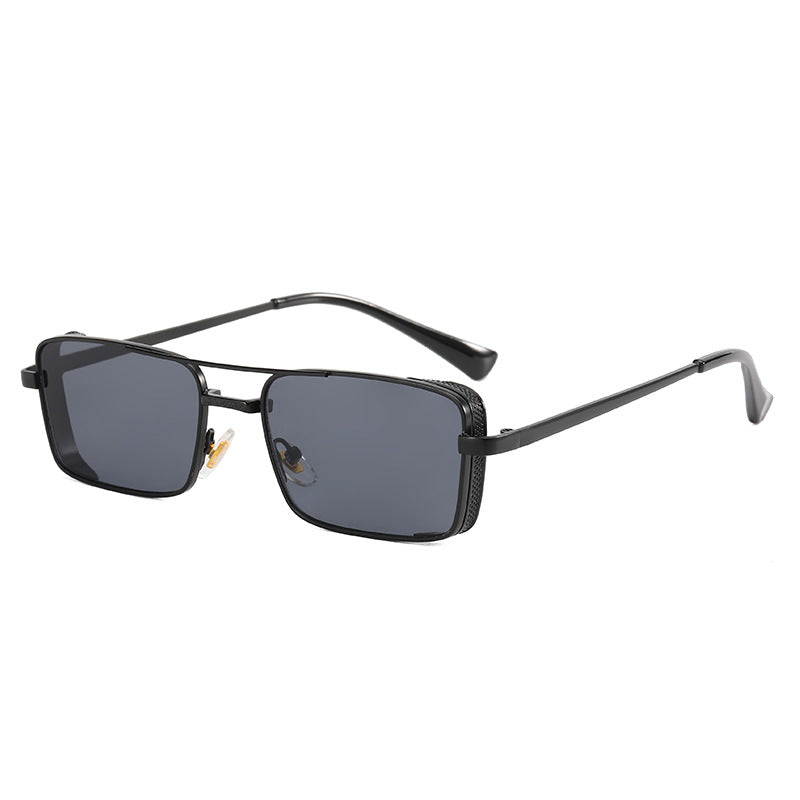 Damen modische rechteckige Sonnenbrille mit luxuriösem Rahmen Karnz