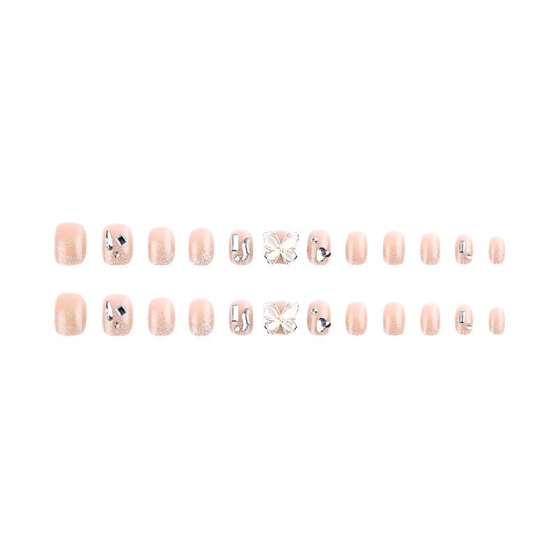 Kunstnagelset mit funkelnden Strass- und Glitzerelementen Karnz