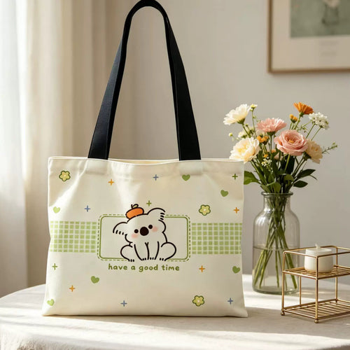 Süße hundethemen Canvas Tote Bag
