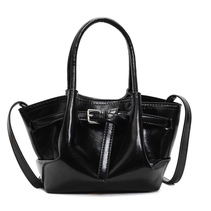 Strukturierte Mini-Handtasche