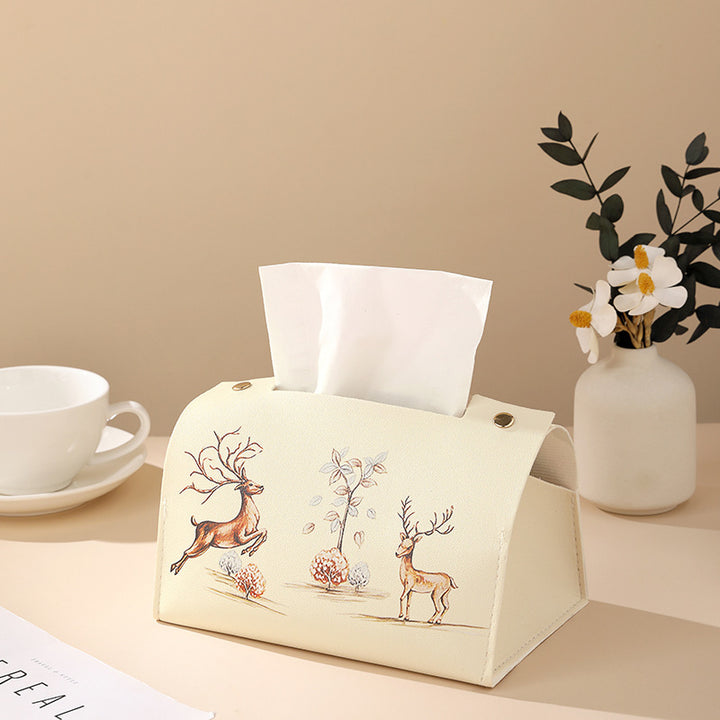 Künstlerische Florale Taschentuchbox Abdeckung Karnz