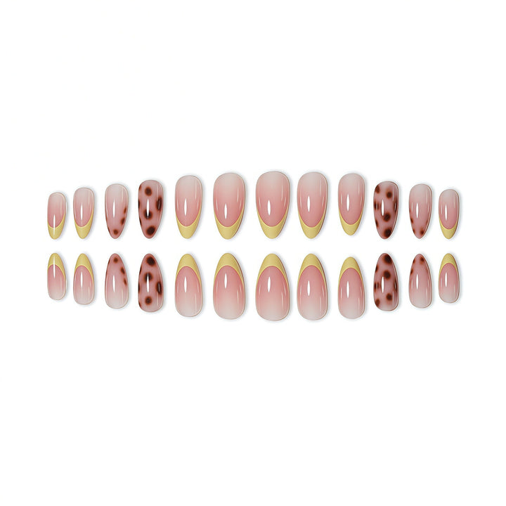 Chic Ombre Acryl Press-On Nägel Karnz