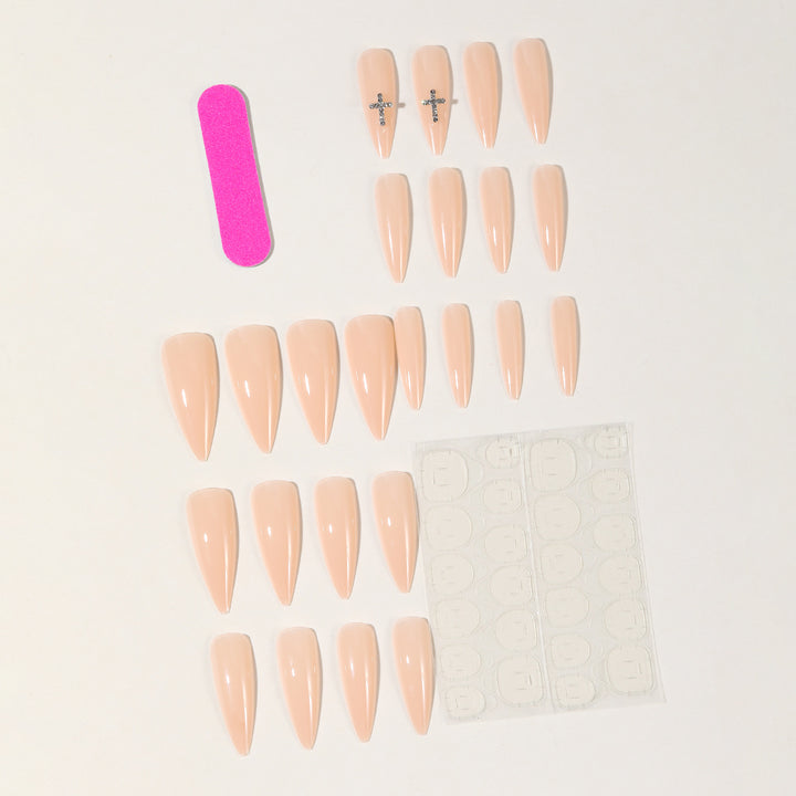 Elegante Stiletto-Nagelkunstverlängerungen Karnz