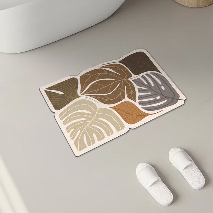 Moderne geometrische Badezimmermatte