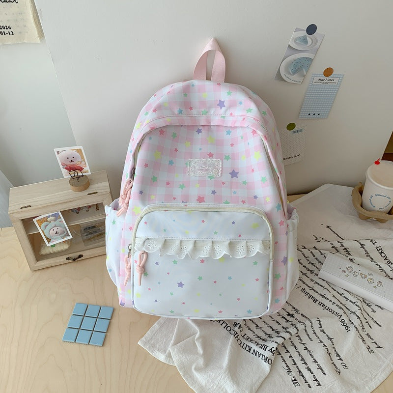 Stylischer Rucksack mit Sternen-Druck
