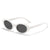 Damen modische Sonnenbrille mit elegantem, ovalem Design Karnz