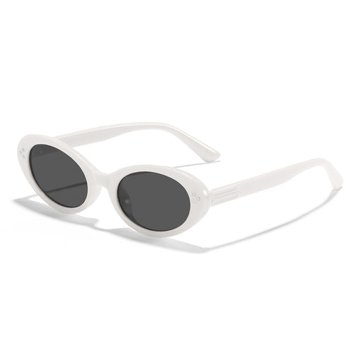 Damen modische Sonnenbrille mit elegantem, ovalem Design Karnz