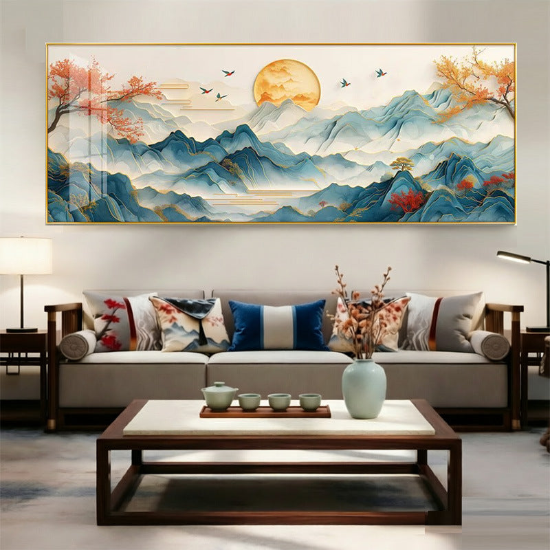 Dekorative Landschafts Leinwand Kunst
