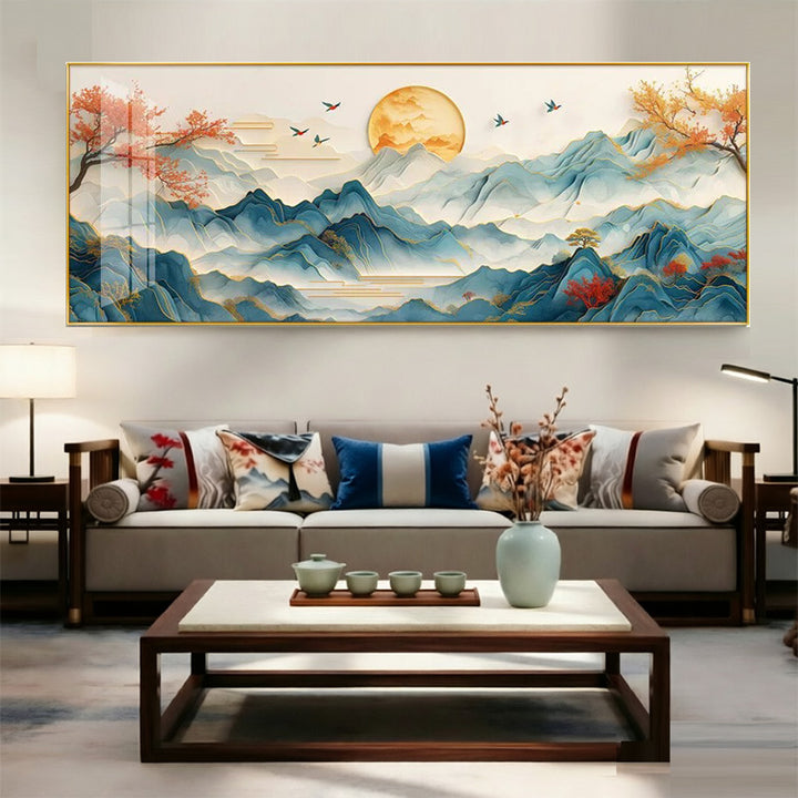 Dekorative Landschafts Leinwand Kunst