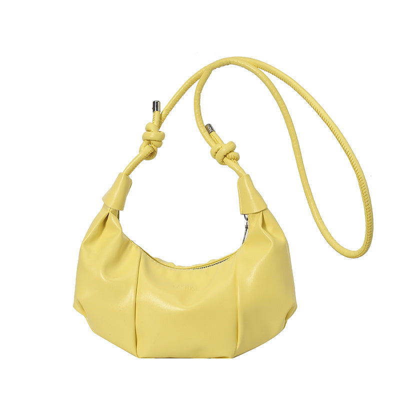 Stylische Falten Schultertasche Karnz