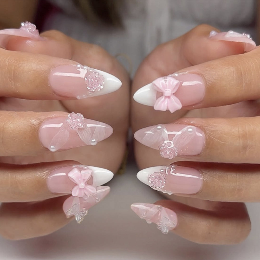Dekorative Acryl Stiletto Nagelverlängerungen Karnz 1789713480