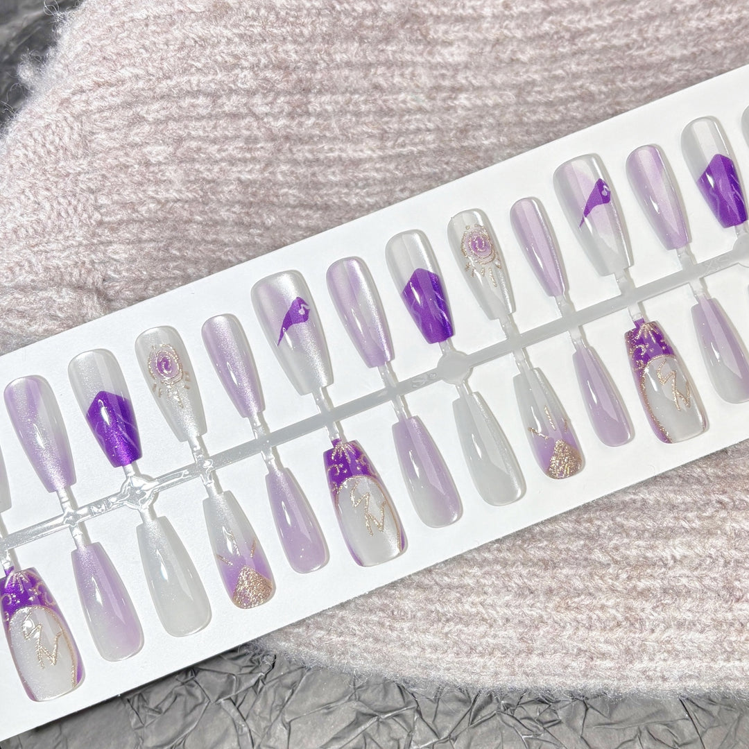 Glamorous Press-On Nagelkunst Set