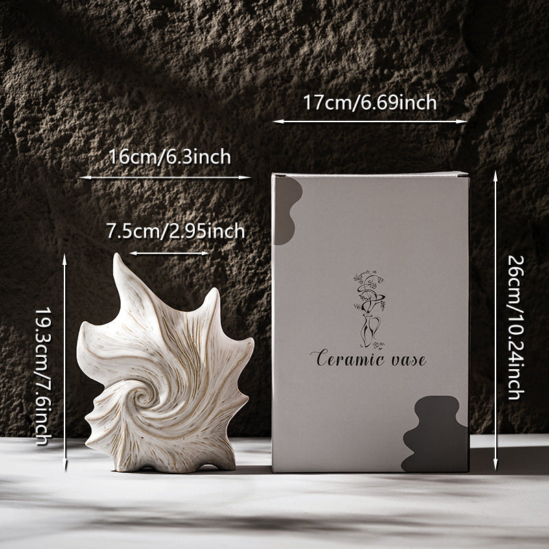 Coast Keramische Spiral-Schalen Dekorative Skulptur