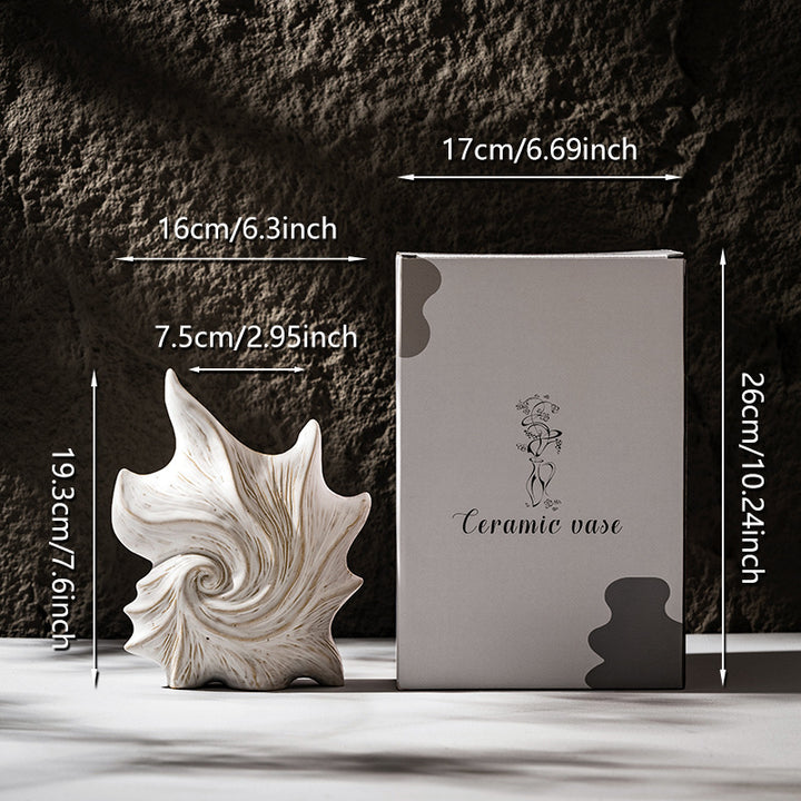 Coast Keramische Spiral-Schalen Dekorative Skulptur