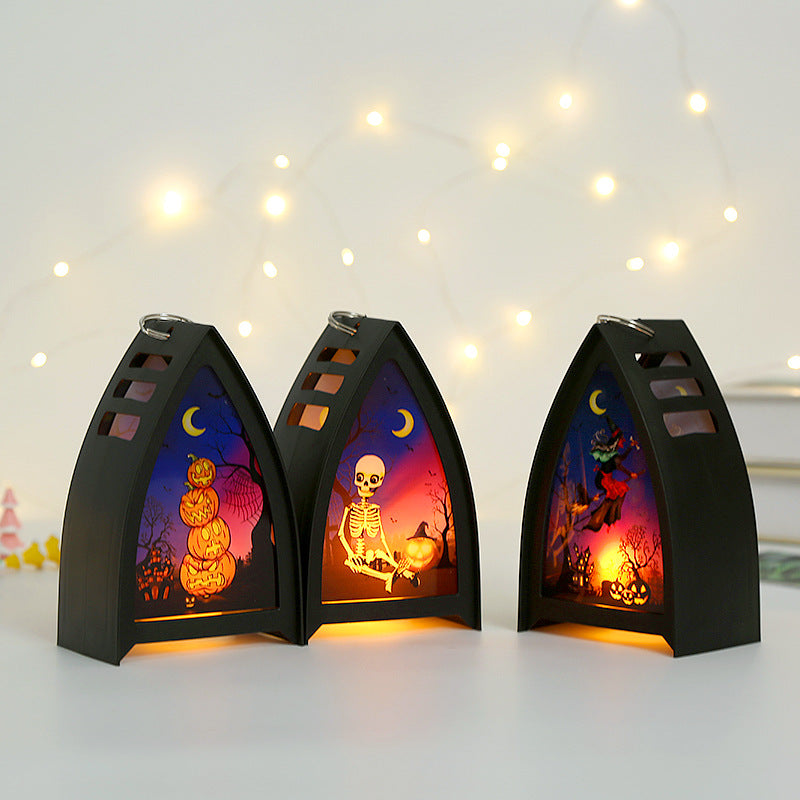 Gruselige Halloween Deko-Lampe