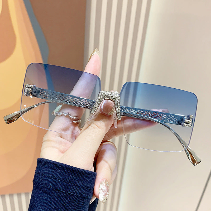 Damen extravagante hexagonale Sonnenbrille Karnz