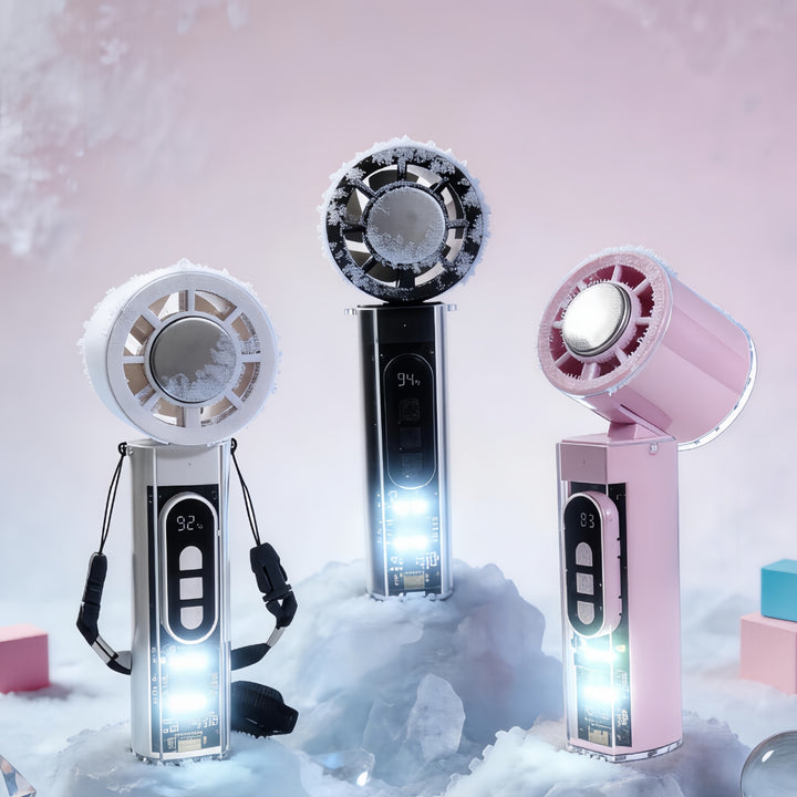Damen Tragbarer Mini-Ventilator mit mehreren Funktionen Karnz