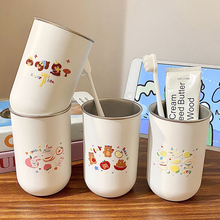 Edelstahlbecher mit Lustigem Tierdesign Karnz