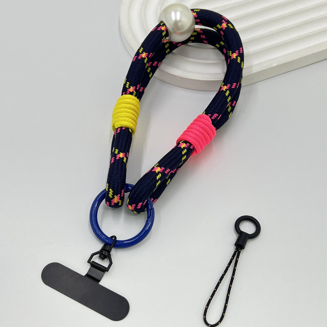 Farbenfrohes geflochtenes Handy-Lanyard-Halter Karnz