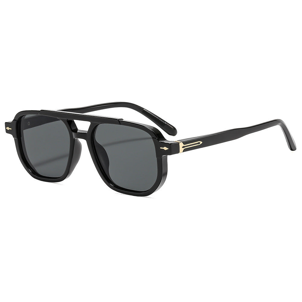 Damen modische Sonnenbrille mit extragroßem Rahmen Karnz