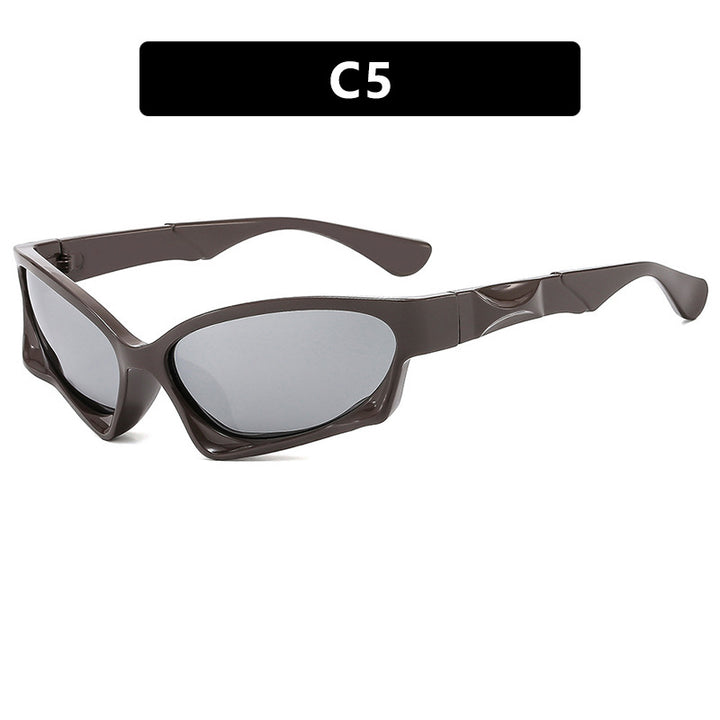 Damen sporty Sonnenbrille mit modernem, aerodynamischem Design Karnz