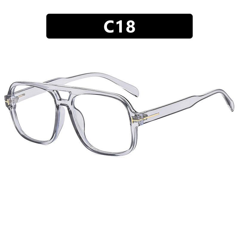 Damen quadratische Designerbrille mit filigranem Rahmen und modernem Kunststoffmaterial Karnz