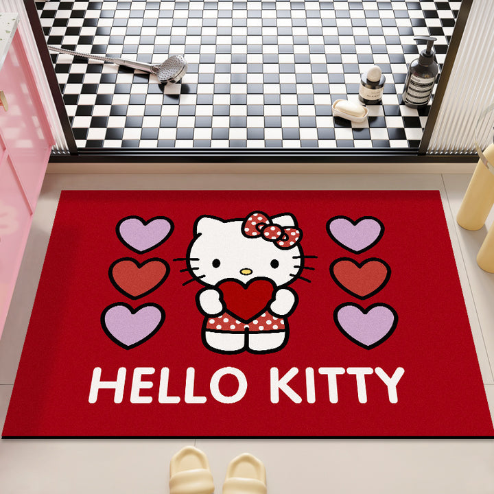 Hello Kitty Plüsch-Badevorleger für Badezimmer